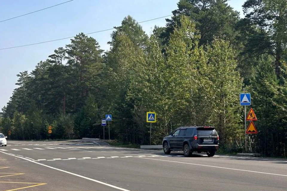 На подъезде к Ангарску завершается ремонт трассы Р-255. Фото: администрация Ангарского городского округа.