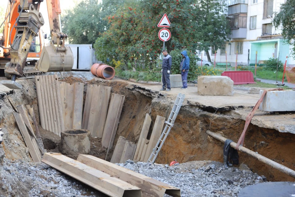 Коллекторы в Тракторозаводском районе давно напрашивались на обновление. Фото: администрация Челябинска