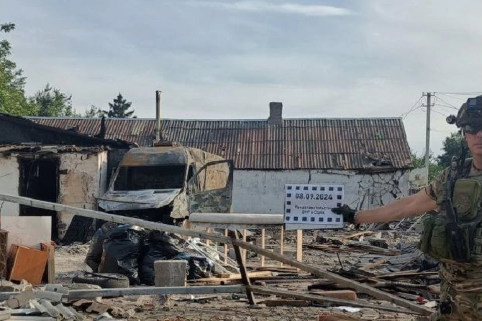 Последствия обстрела ВСУ в макеевке. Фото: СЦКК ДНР