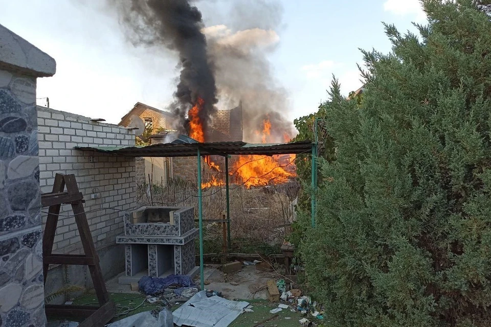 Боевики обстреливают Херсонскую область. ФОТО: ТГ-канал Владимира Сальдо