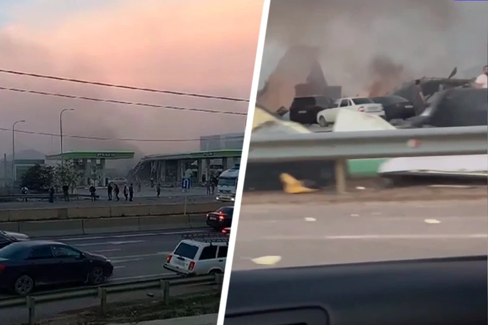 Очевидец взрыва заправки в Махачкале рассказал подробности ЧП. Фото: соцсети