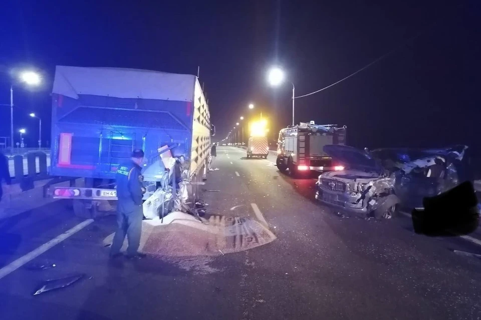 Водитель скончался на месте аварии Фото: пресс-служба УГИБДД ГУ МВД РФ по Краснодарскому краю