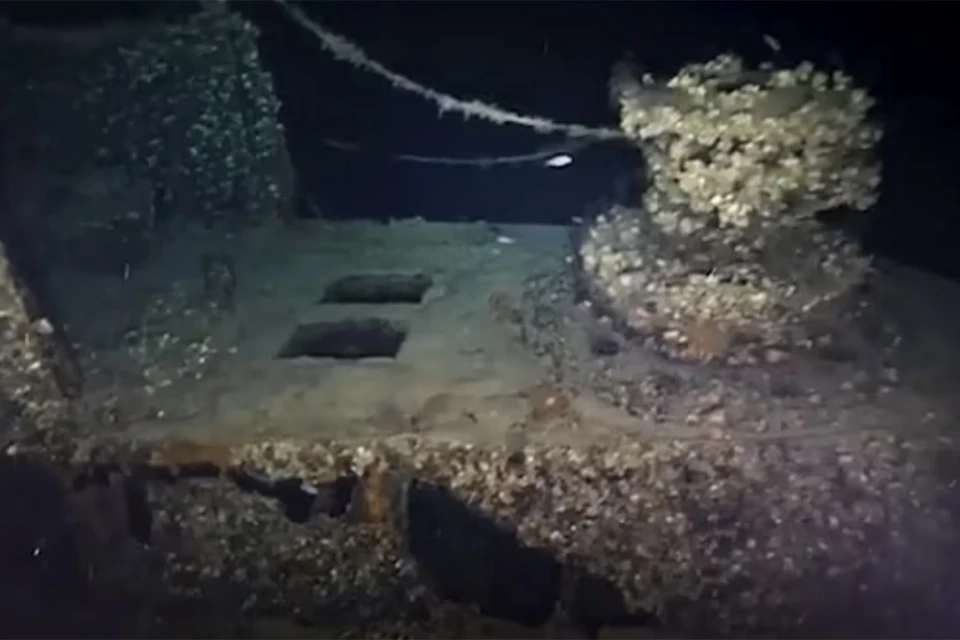 Обломки HMS Trooper пролежали на глубине 830 футов в течение 81 года. Фото: rovservices.gr