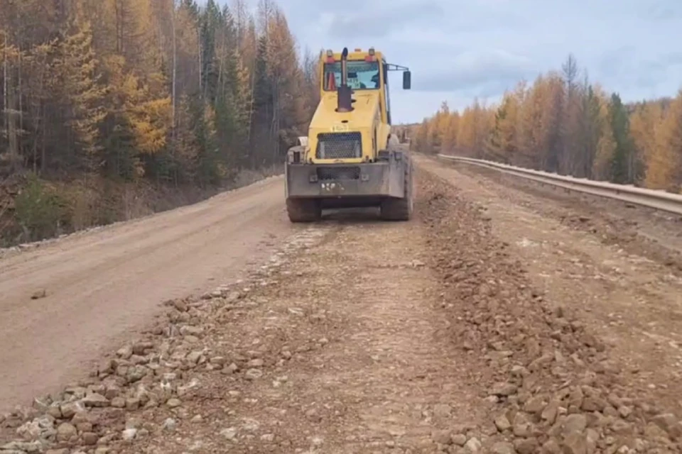 Трассу Усть-Кут - Уоян восстанавливают в Иркутской области.