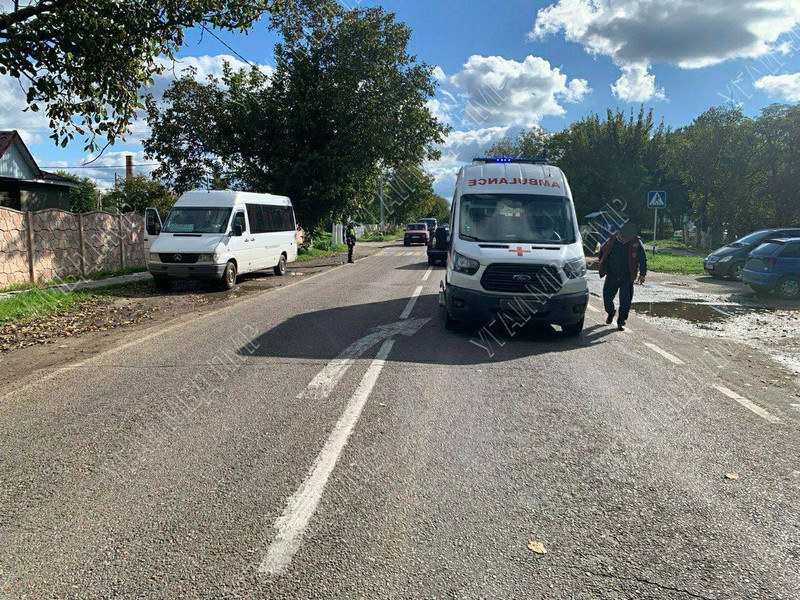 Скорая сбила 11-летнюю девочку. Фото: МВД Приднестровья.