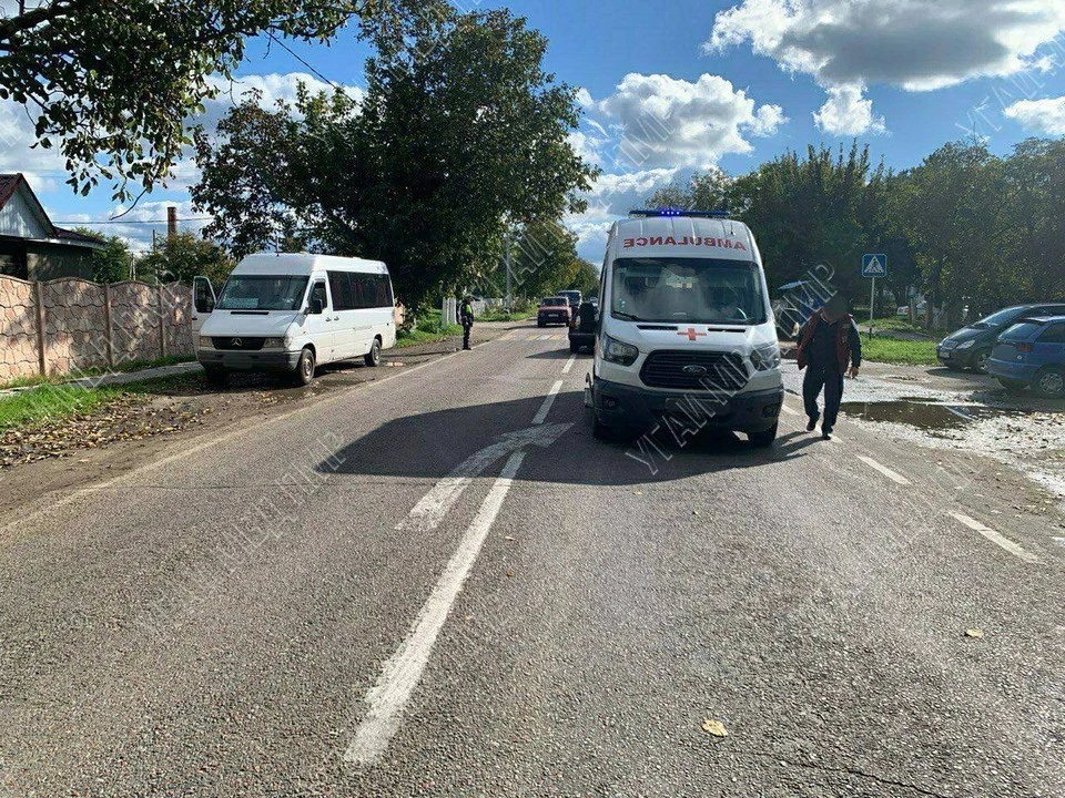 Скорая сбила 11-летнюю девочку. Фото: МВД Приднестровья