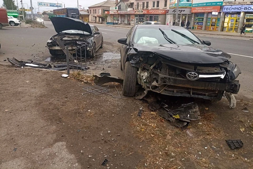 В Макеевке произошло ДТП с участием несовершеннолетней. Фото: МВД по ДНР