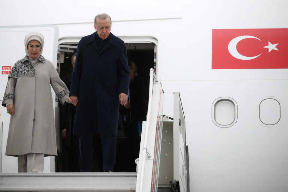 Президент Турции Эрдоган прибыл в Казань на саммит БРИКС. Фото: Фотобанк саммита БРИКС