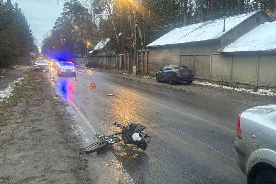 В Раменском водитель легковушки насмерть сбил велосипедиста. Фото: ГУ МВД России по Московской области