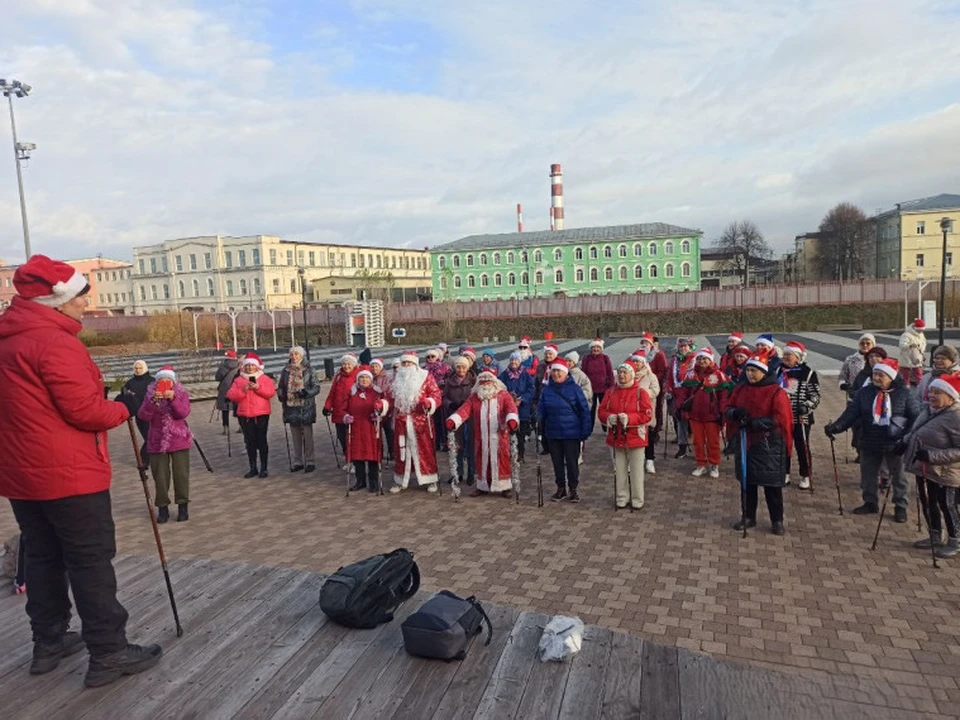 В Туле на Казанской набережной прошел «Променад Дедов Морозов»