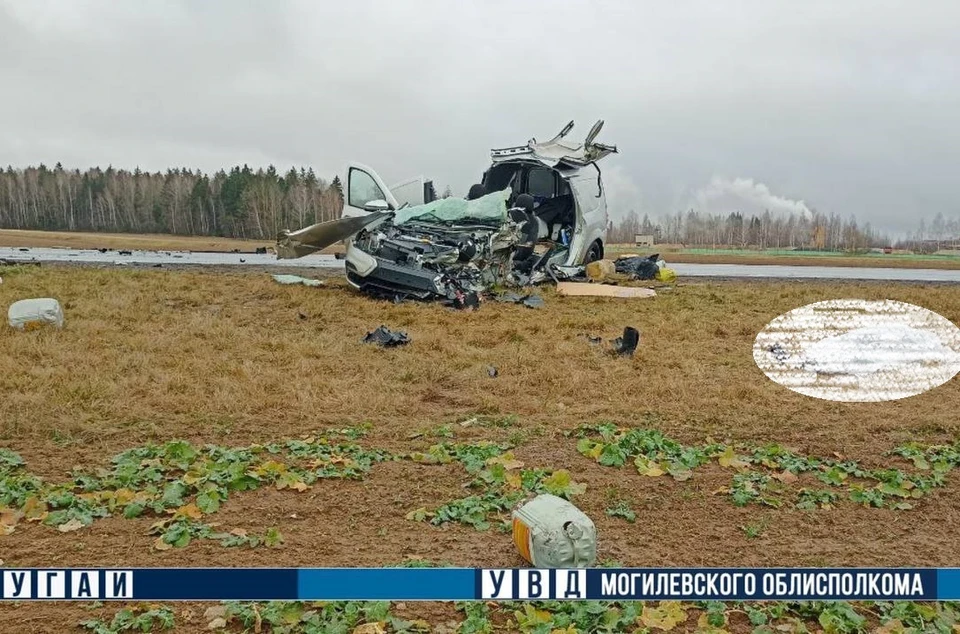 Смертельное ДТП в Могилевском районе. Фото: УГАИ УВД Могоблисполкома.