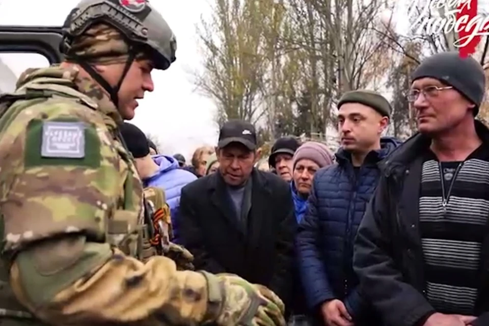 Команда Народного фронта доставила гумпомощь в освобожденный Горняк ДНР. Фото: Народный фронт ДНР