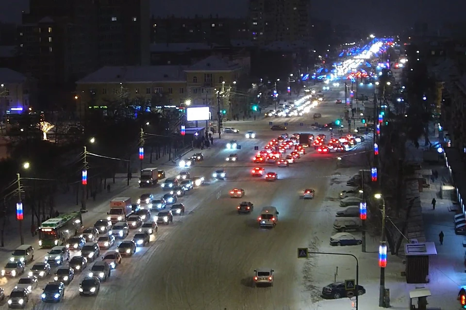 Перекресток улиц Доватора и Воровского. Фото: Интерсвязь