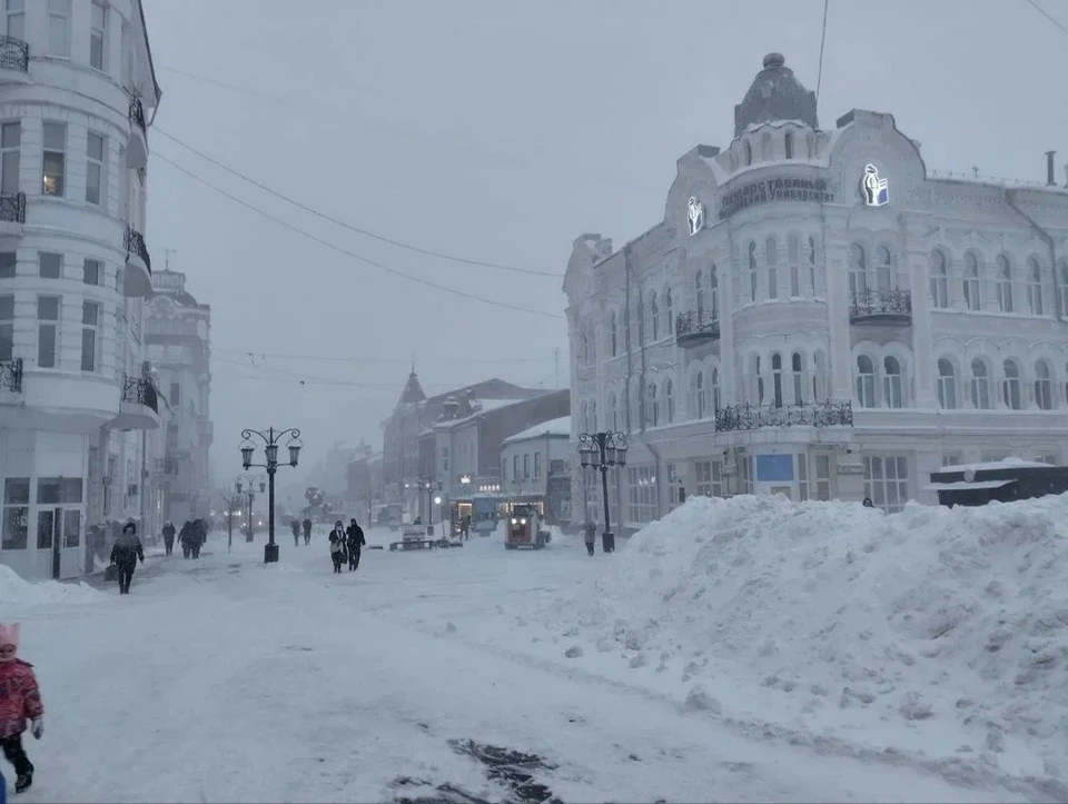 Регион накроет снегопад