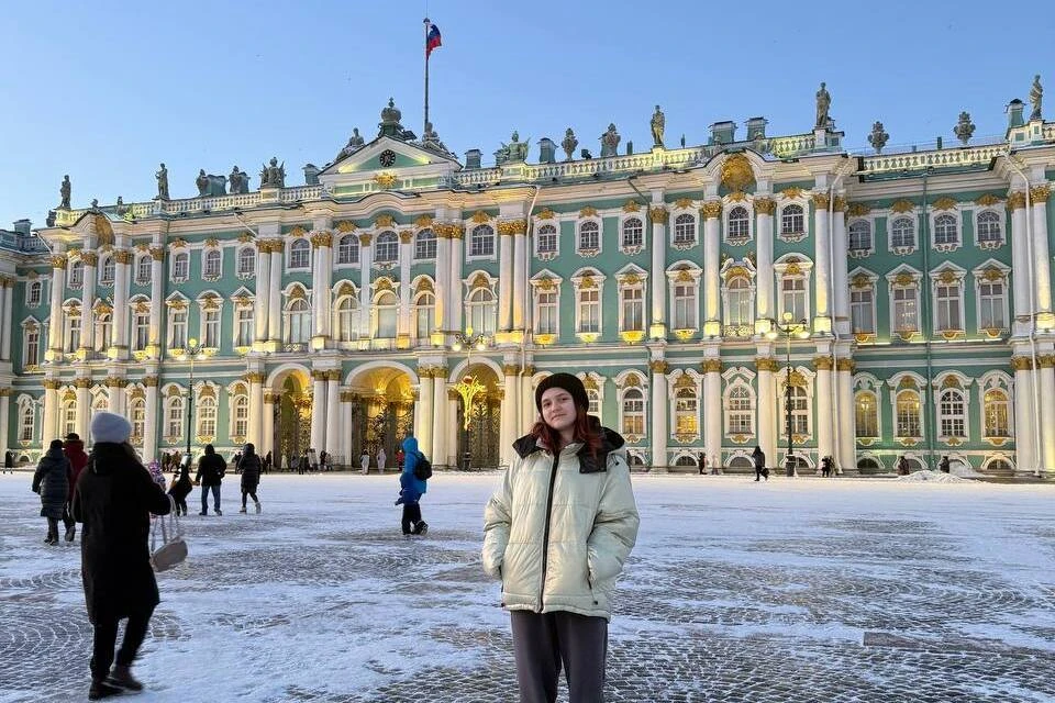 Арина увидела главные достопримечательности города на Неве и побывала в музеях. Фото: Личный архив Арины Порхал