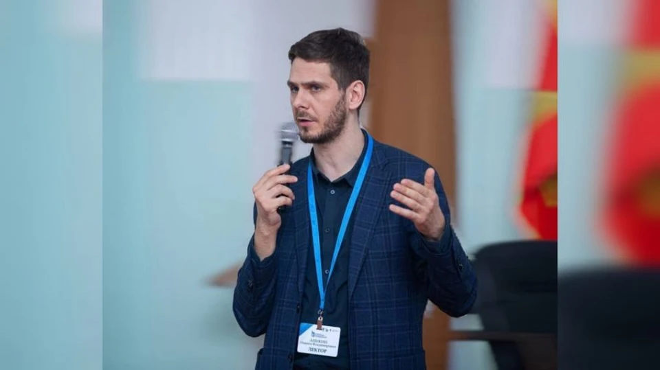 Никита Аникин, участник кадровой программы «Высшая школа управления в сфере культуры». Фото: телеграм-канал Ольги Любимовой.