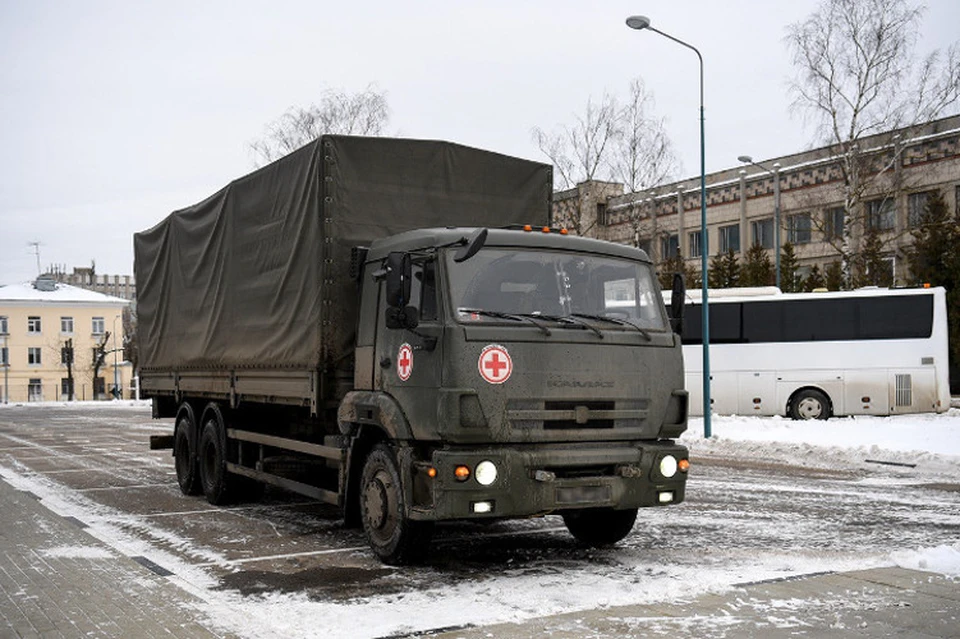 Грузовик с гумгрузом.