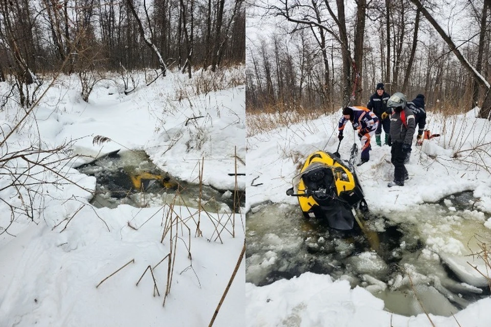 Пострадавшие сами выбрались из воды на берег. Фото: Спасательный отряд