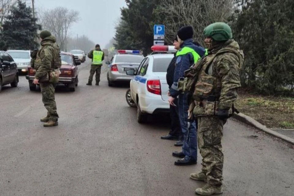 Проверки провели на дорогах Чаплынского района. Фото: ГУ МВД России по Херсонской области