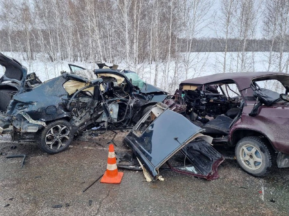 В МВД рассказали подробности аварии под Новосибирском с 5 погибшими. Фото: СК по Новосибирской области