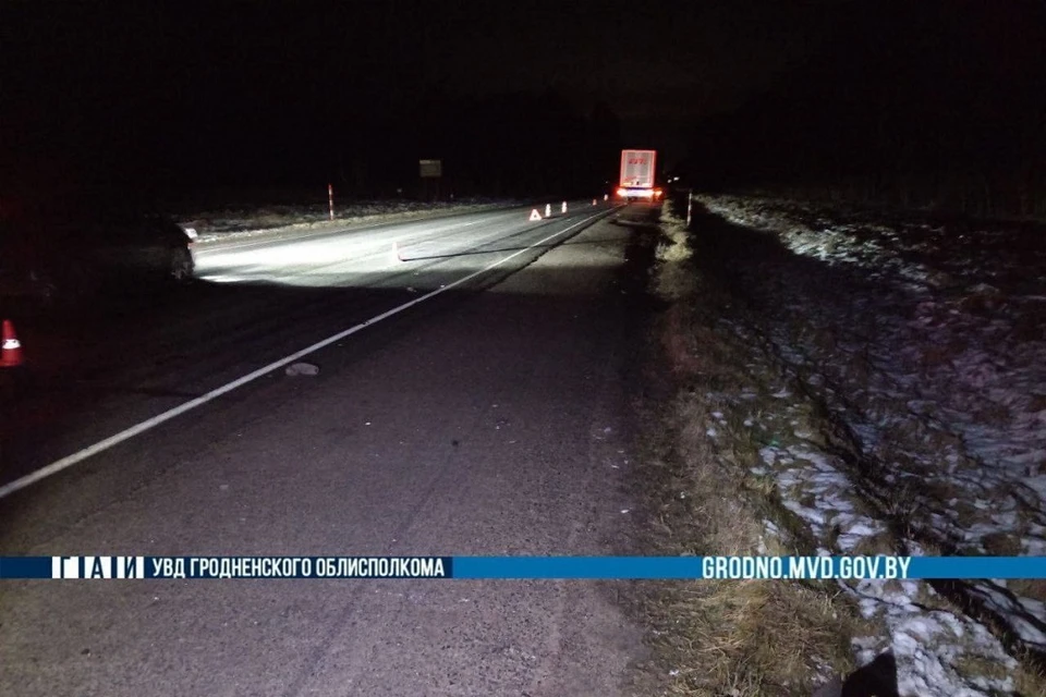 Смертельное ДТП в Вороновском районе. Фото: УВД Гродненского облисполкома.