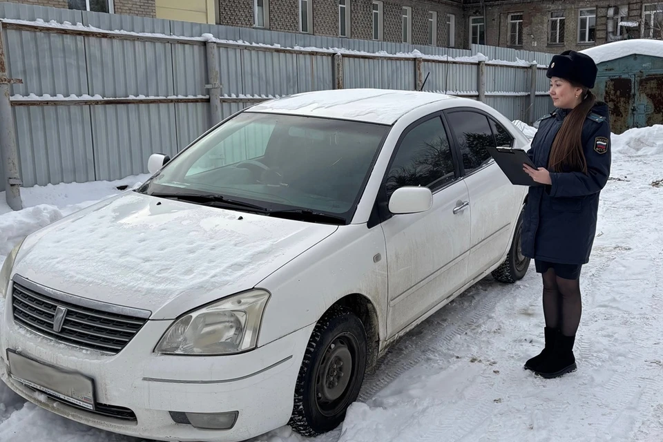 Новосибирец оплатил долг в 70 тысяч рублей во время ареста автомобиля. Фото: ГУФССП по НСО