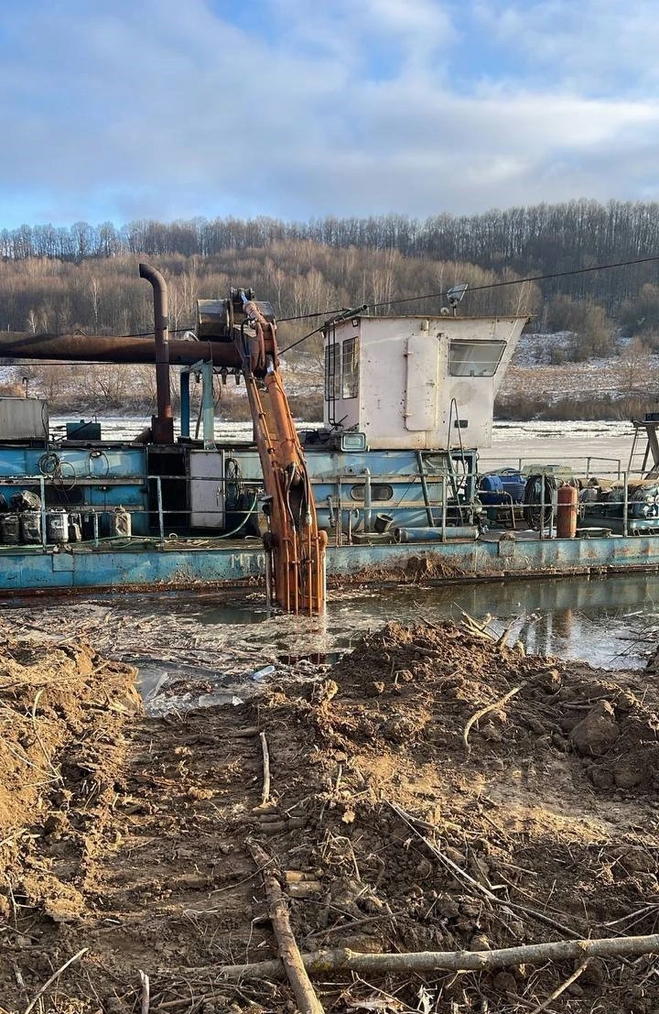 В Ферзиковском районе погиб водитель экскаватора