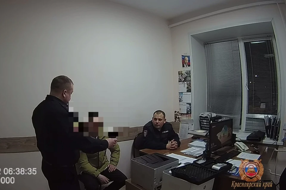 Скриншот: видео ГИБДД Красноярского края