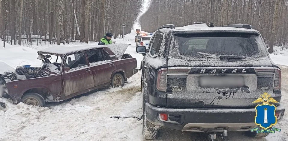 В ДТП в Радищевском районе пострадали два человека. Фото УМВД России по Ульяновской области