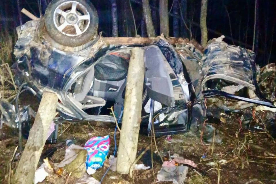 В Кимрском округе спасатели доставали женщину из искорёженного авто. Фото: телеграм-канал ГУ МЧС по Тверской области.