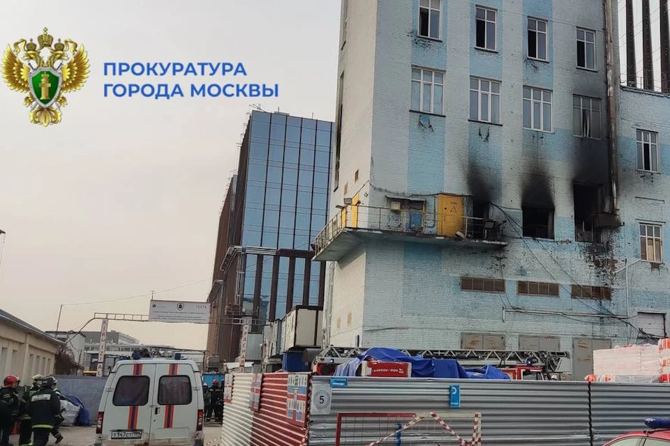 Пожар в столице ликвидирован на 40 квадратах