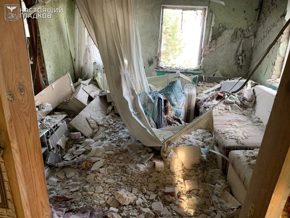 В результате налета повреждено несколько домов. Фото Telegram-канала губернатора Белгородской области