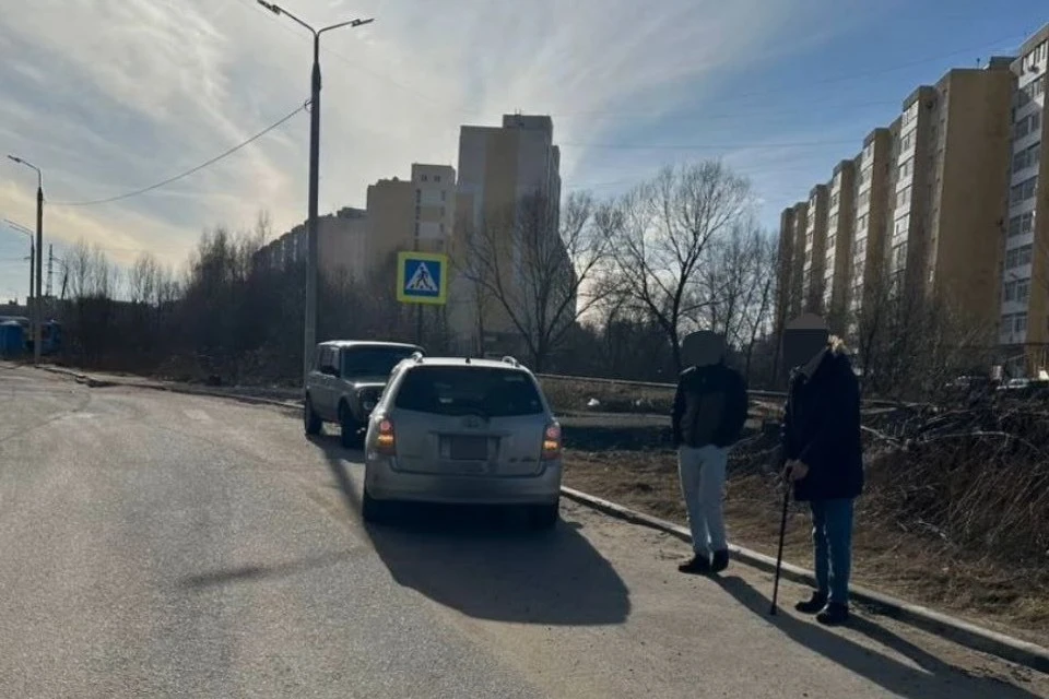 Ребёнок попал под машину на улице Хромова. Фото: Госавтоинспекция Тверской области