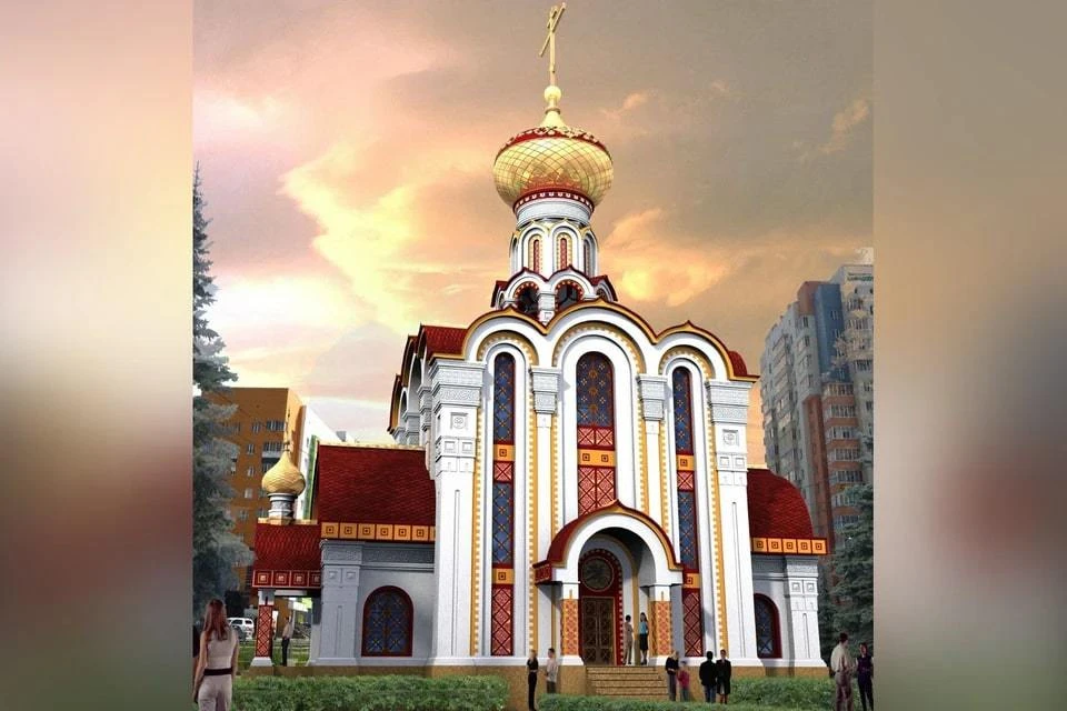 Проект храма. Иллюстрация: Челябинская епархия