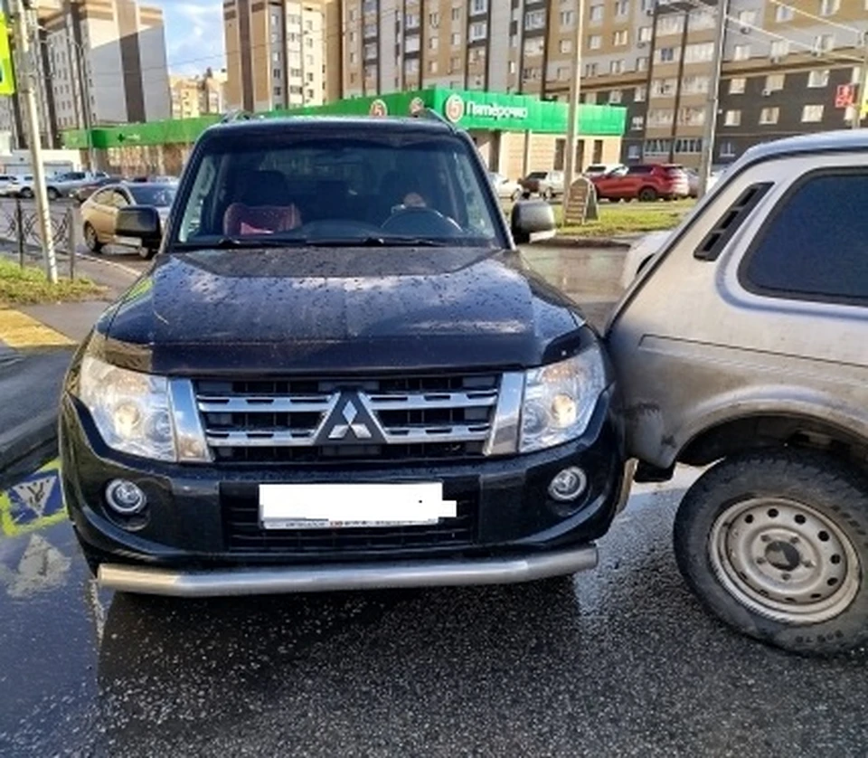 В аварии пострадал один из водителей