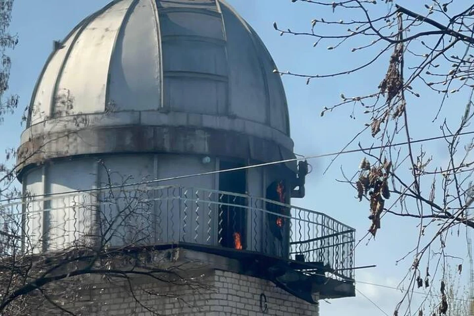 Станцию юных техников бомбили ВСУ в Новой Каховке. Фото: трг-канал Виталия Гуры