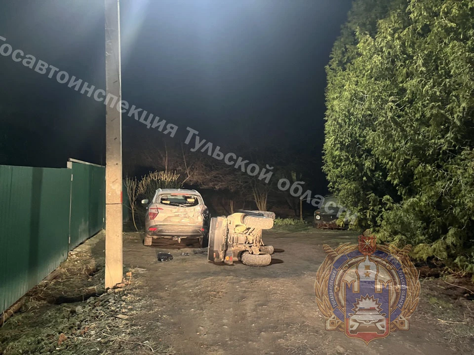 В Туле пьяный водитель квадроцикла утроил ДТП на улице Мичурина в Туле