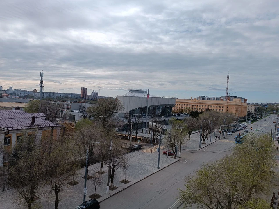 Весна в Волгограде.