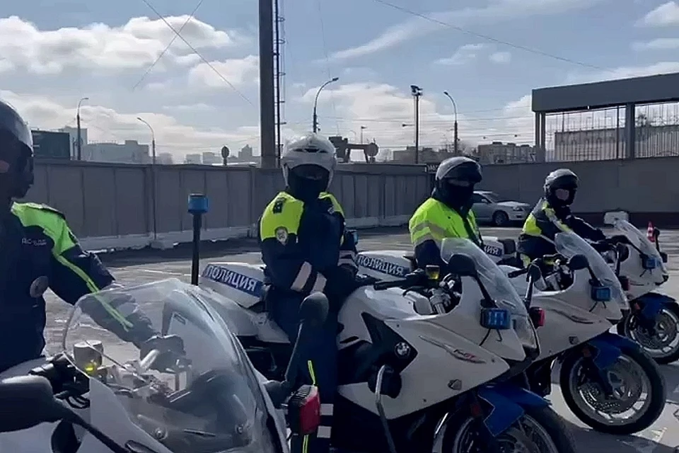Мотоэкипажи ДПС приступили к патрулированию Новосибирска. Фото: Госавтоинспекция по Новосибирской области