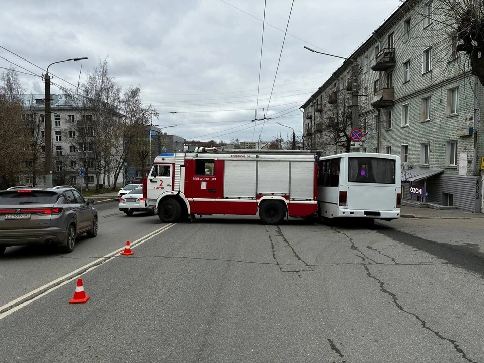 В аварии никто не пострадал. Фото: Госавтоинспекция Кировской области