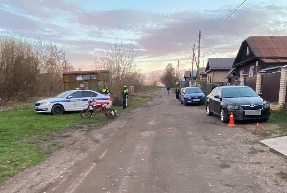 В результате аварии подросток получил травмы. Фото: ГАИ по Кировской области