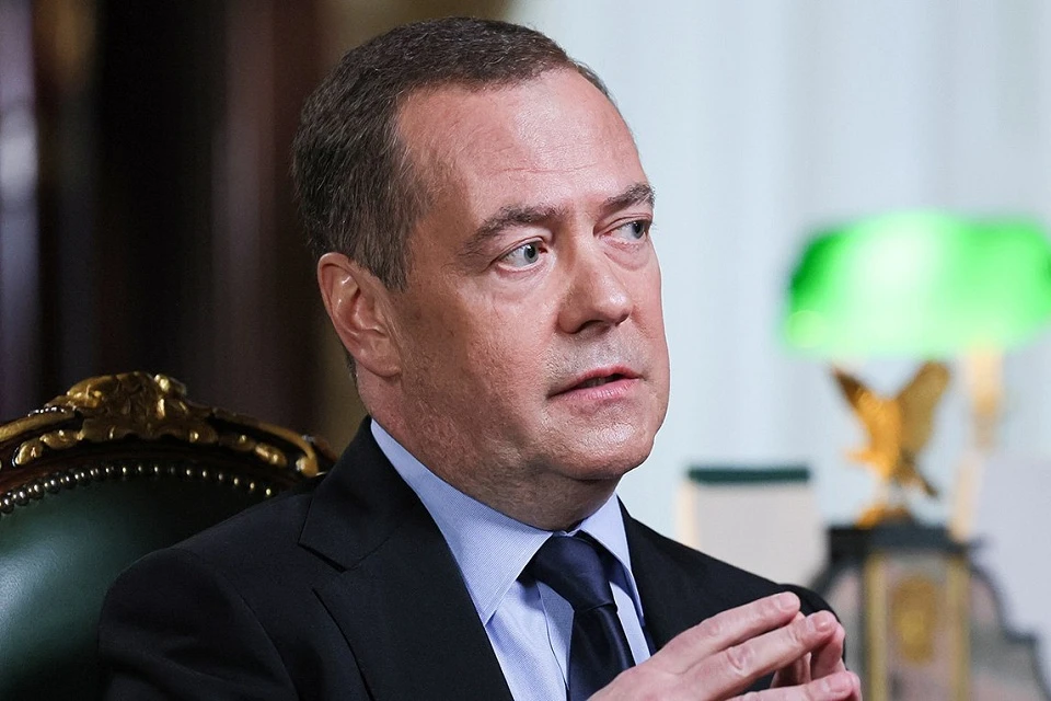 Медведев заявил, что страны НАТО стали целью для российских войск Фото: Екатерина Штукина/POOL/ТАСС