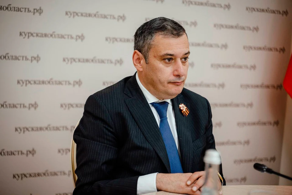 Губернатор Курской области Александр Хинштейн. Фото: t.me/Hinshtein