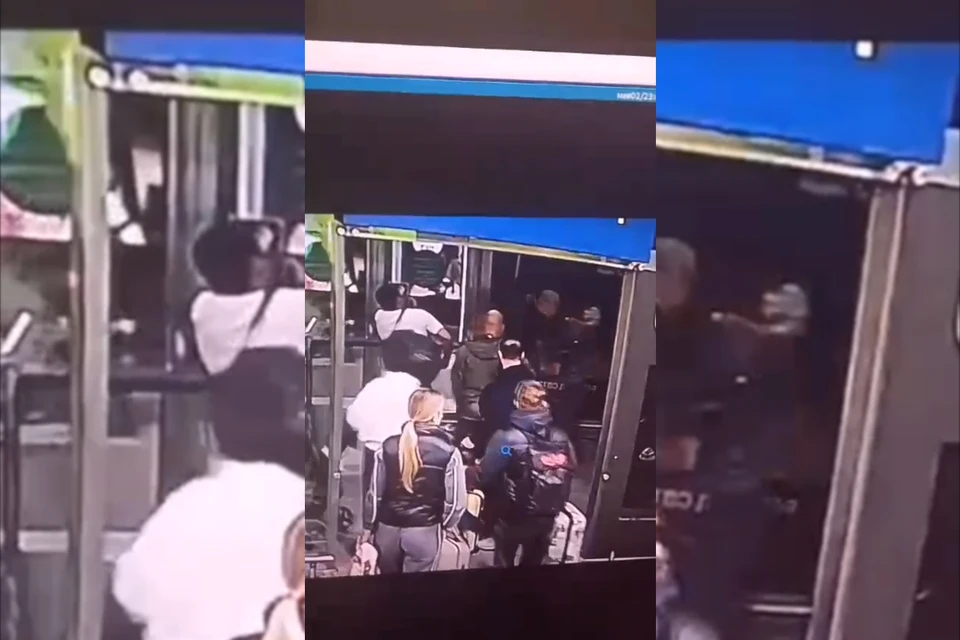 В Пулково мужчина избил сотрудника аэропорта после замечания. Фото: скрин из видео