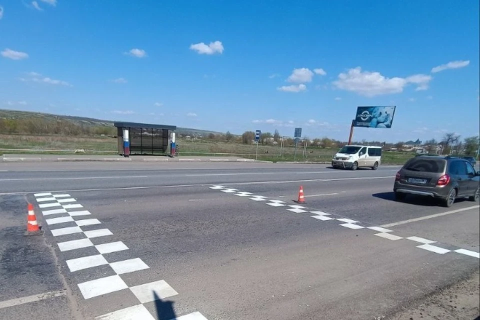 "Лежачие полицейские" будут заставлять водителей сбросить скорость. ФОТО: Минтранс ЛНР