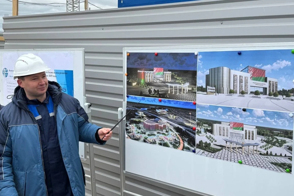 «Минскстрой» показал, как идет строительство нового исторического музея. Фото: телеграм-канал организации «Минскстрой»