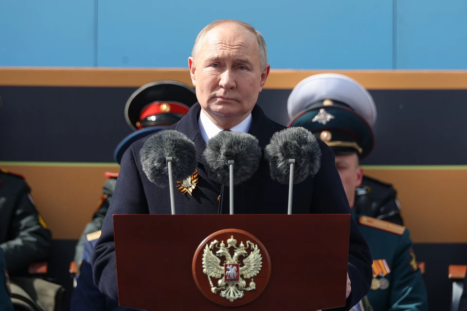 Полное видео выступления Владимира Путина на параде Победы появилось в Сети. Фото: Михаил Клементьев/ТАСС