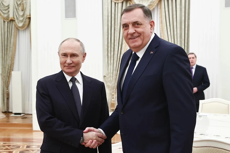 Милорад Додик напомнил о праве РС БиГ на участие в международных объединениях, в том числе, в БРИКС. Фото: Михаил Терещенко/ТАСС