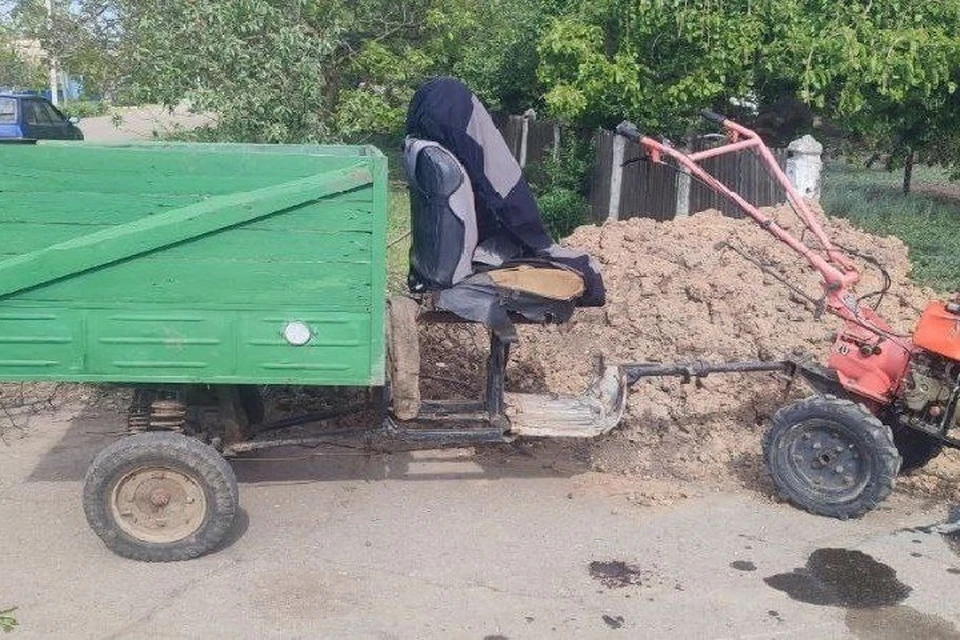 В Генчиеском округе Херсонской области днем 13 мая произошло ДТП. ФОТО: ГУ МВД России по Херсонской области