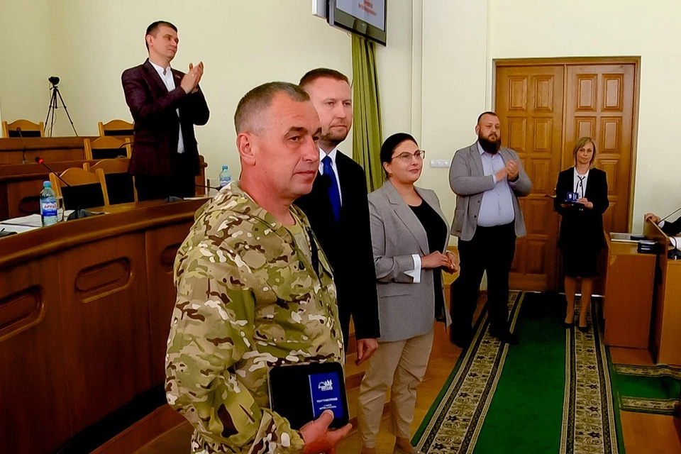 Медаль «Отец солдата» была учреждена в 2023 году. ФОТО: НС ЛНР